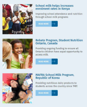 Your Dollars at Work - Elementary School Milk Program
