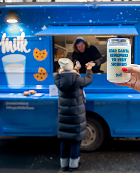 Milk & Cookies - brings holiday magic to children's hospitals
