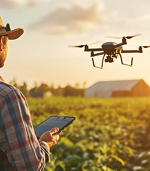 The integration of drone technology in dairy has game-changing potential